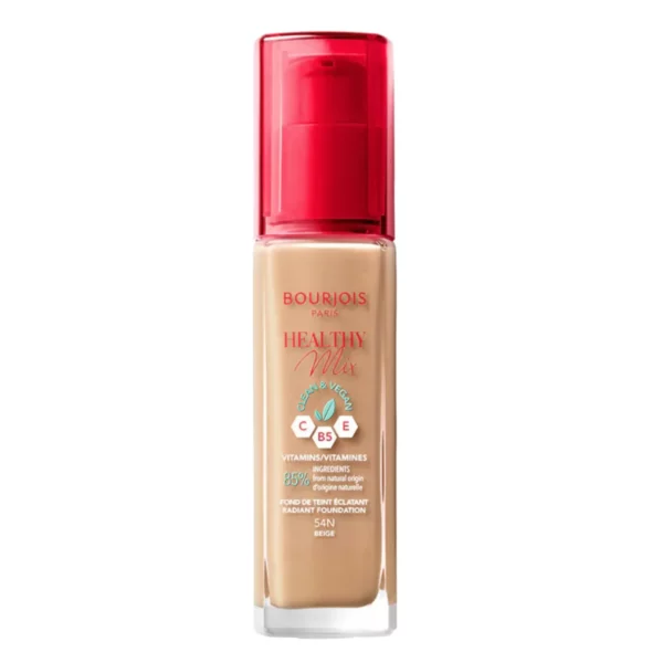کرم پودر بورژوآ مدل Healthy Mix رنگ Beige شماره 54N