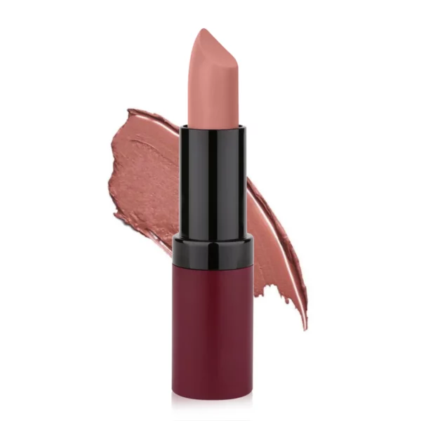 رژ لب جامد گلدن رز مدل Velvet Matte شماره 01