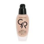 کرم پودر گلدن رز مدل Satin Smoothing Fluid شماره 28