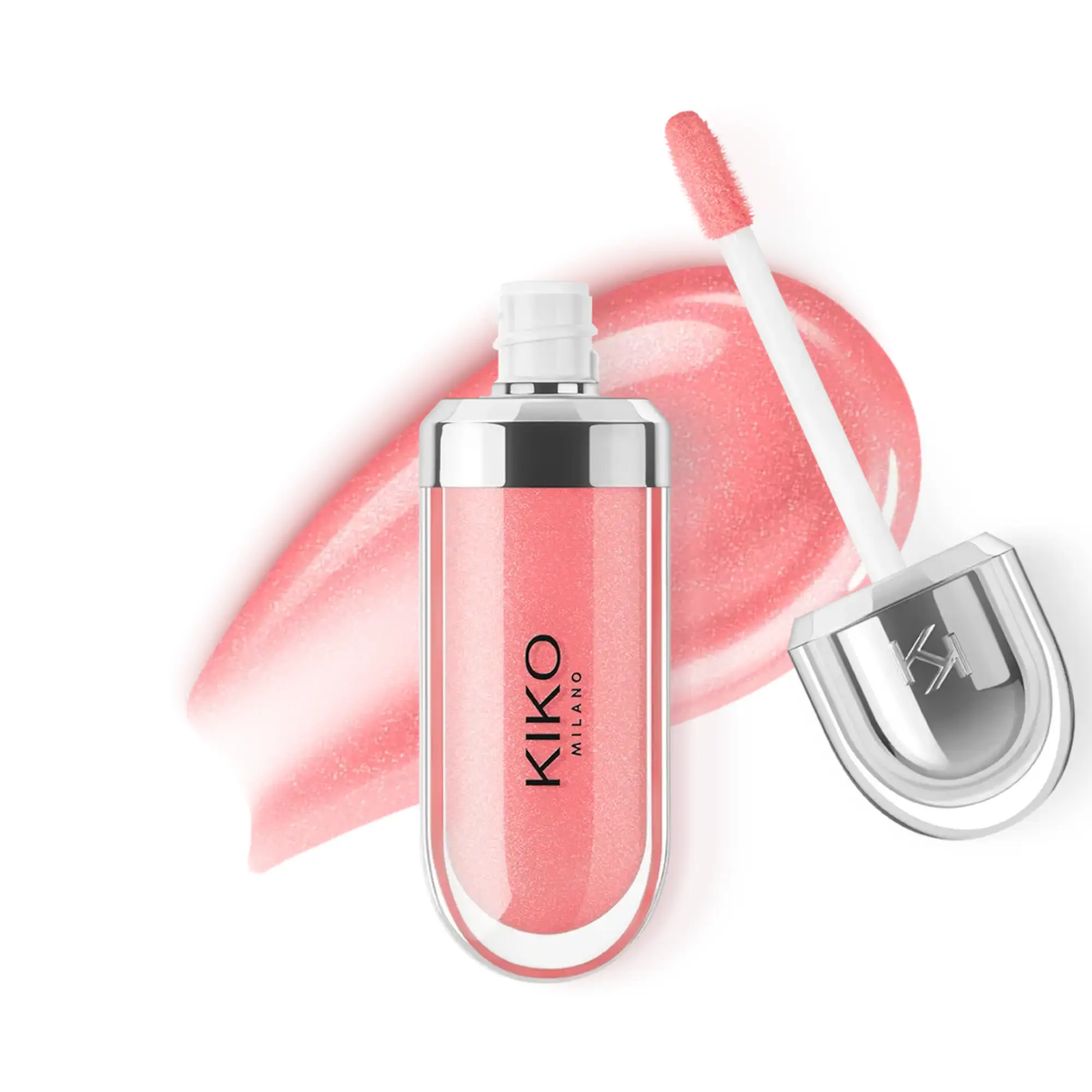 07 Pink Magnolia (2) رژ لب مایع کیکو مدل 3D Hydra Lipgloss رنگ Pink Magnolia شماره 07