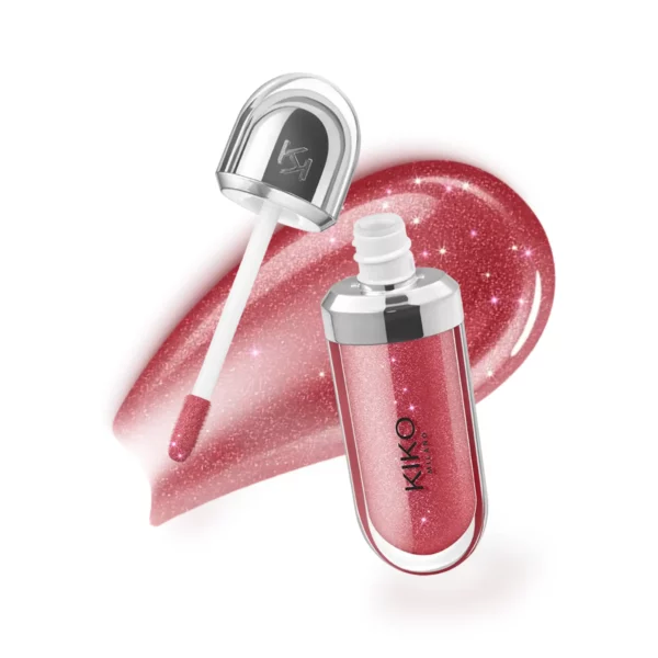 رژ لب مایع کیکو مدل 3D Hydra Lipgloss رنگSparkling Red Garnetشماره 22