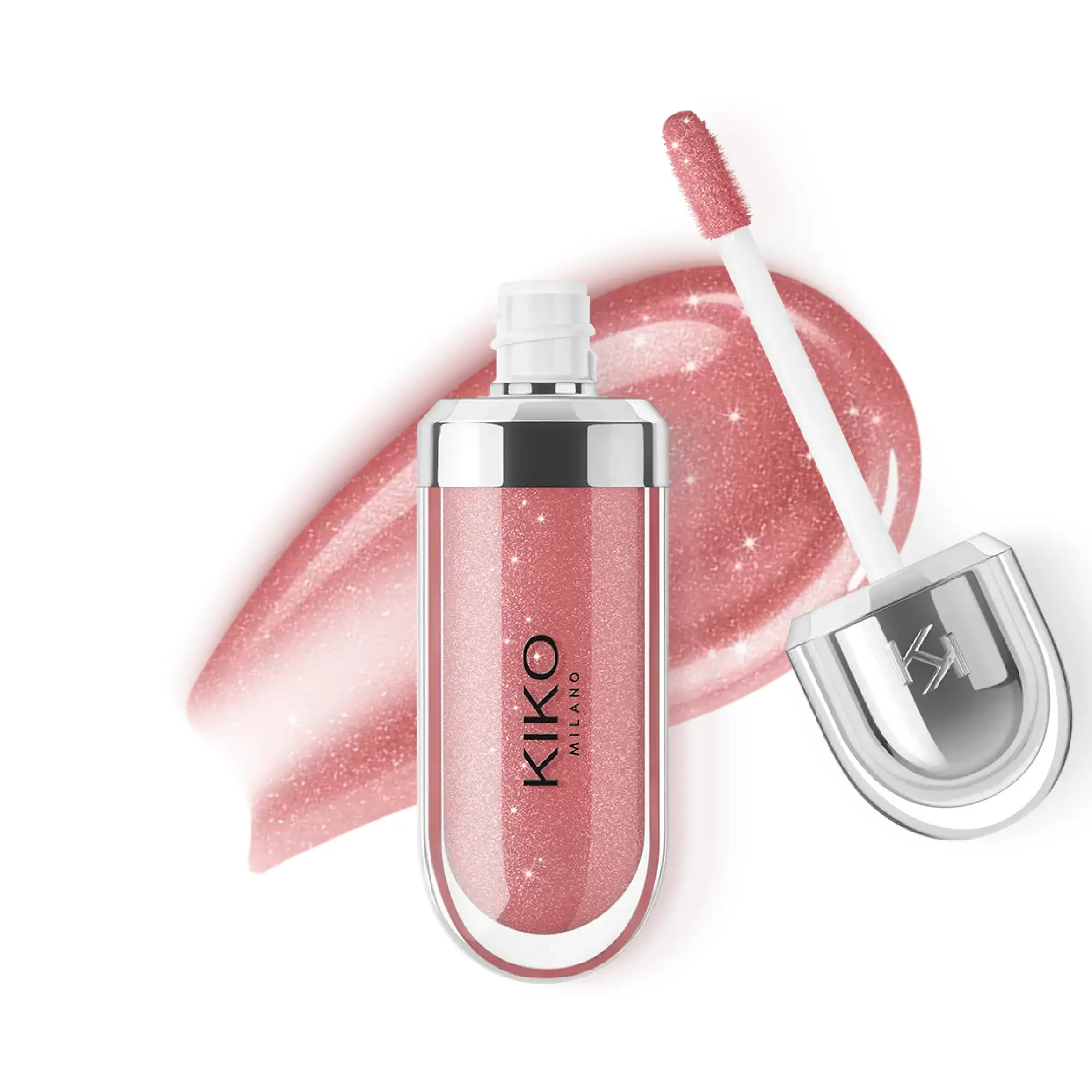 رژ لب مایع کیکو مدل 3D Hydra Lipgloss رنگ Pearly Natural Rose شماره 32