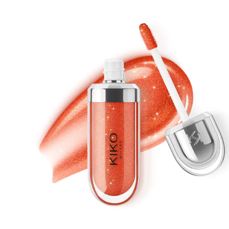 رژ لب مایع کیکو مدل 3D Hydra Lipgloss رنگ Pearly Blood Orange شماره 34