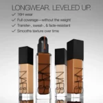 کرم پودر نارس مدل Natural Radiant Longwear رنگ Patagonia شماره M1.2