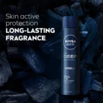 اسپری ضد تعریق مردانه نیوآ مدل Deep Darkwood 72H حجم 150ml