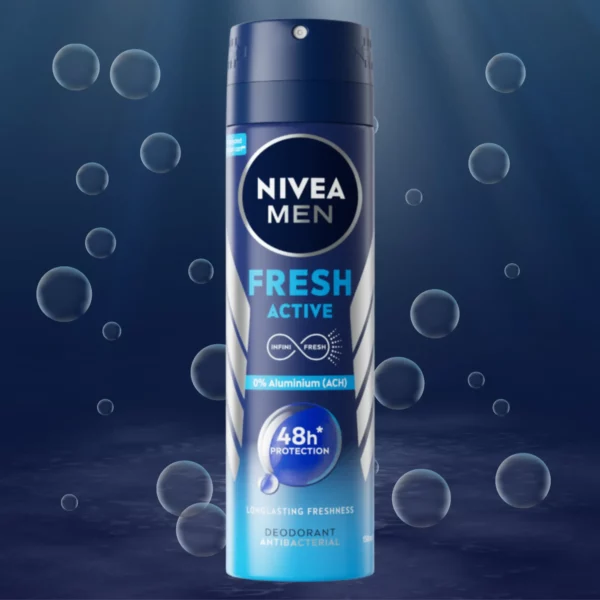 اسپری ضد تعریق مردانه نیوآ مدل Fresh Active 48H حجم 150ml