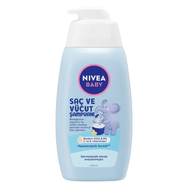 شامپو مو و بدن کودک نیوآ حجم 500ml
