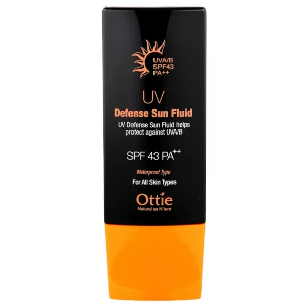 ژل ضد آفتاب رنگی اوتی SPF 43 مدل Defense Sun Fluid ‌حجم Ml 50