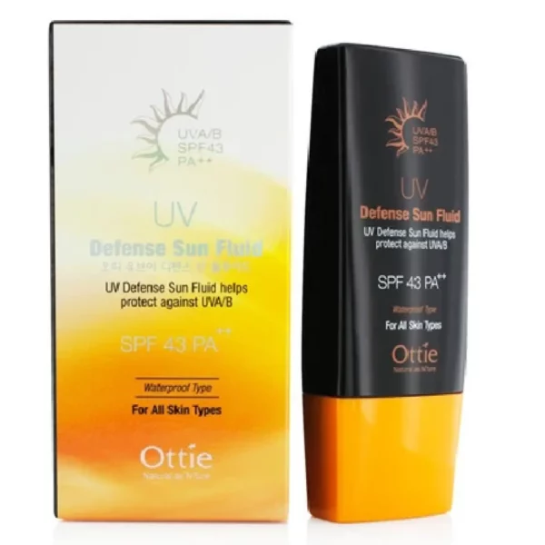 ژل ضد آفتاب رنگی اوتی SPF 43 مدل Defense Sun Fluid ‌حجم Ml 50