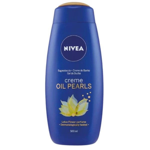 شامپو بدن نیوآ مدل Oil Pearls Lotus Flower حجم 500ml