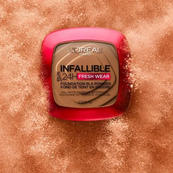 پنکیک لورآل مدل 24H Fresh Wear رنگ Vanilla شماره 120
