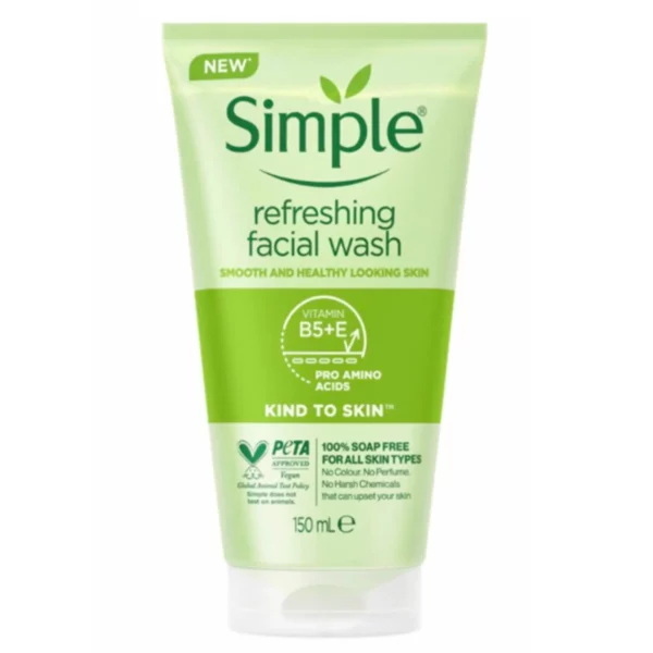 ژل شستشوی صورت سیمپل مدل Refreshing حجم 150ml 9