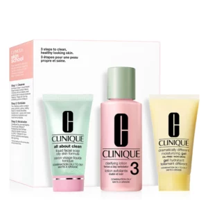 گیفت ست کلینیک مدل Oily Skin Skin School مجموعه 3 عددی