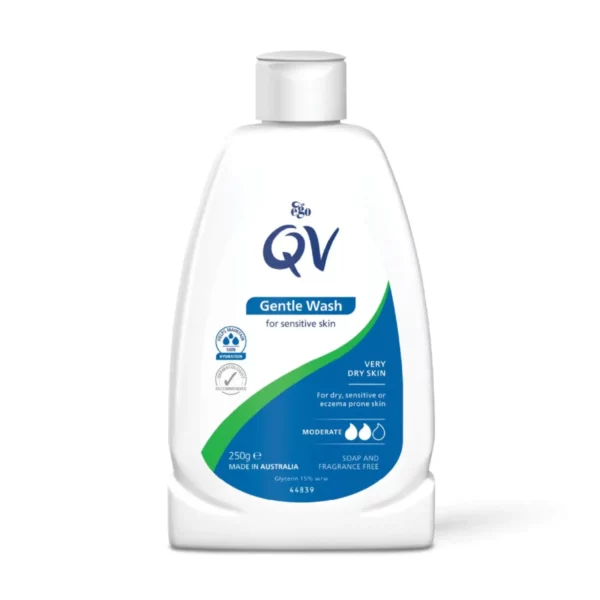 شوینده صورت کیو وی مدل Gentle Wash حجم 250g