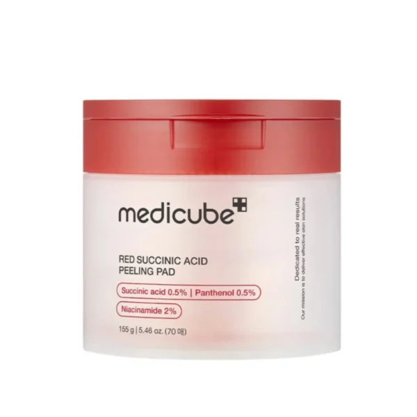 پد لایه بردار پوست مدیکیوب مدل Red Succinic Acid