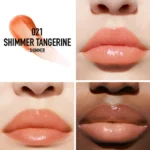 لیپ گلاس حجم دهنده دیور مدل Addict Maximizer رنگ Shimmer Tangrine شماره 021