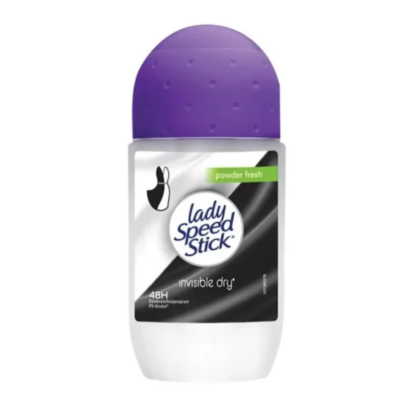 رول ضد تعریق لیدی اسپید مدل Powder Fresh Invisible حجم 50ml