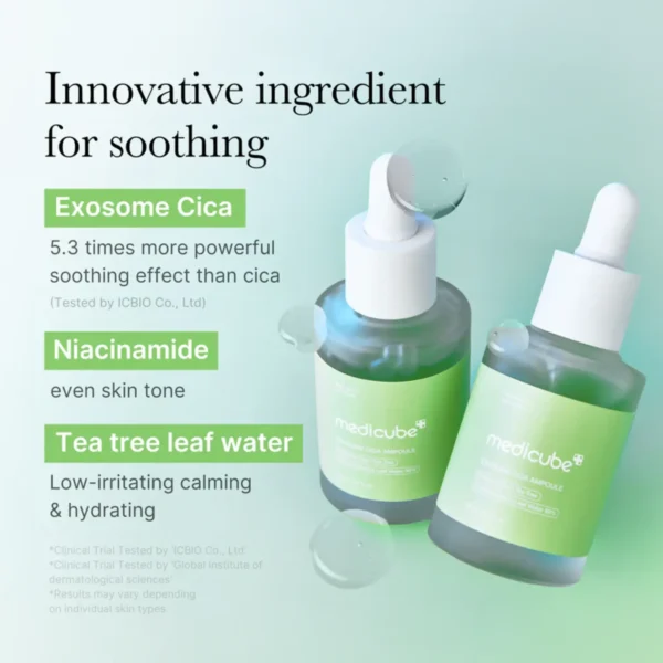 سرم تسکین دهنده مدیکیوب مدل Exosome Cica حجم 30ml