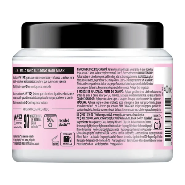 ماسک مو گلیس مدل Color Radianceحجم 400ml