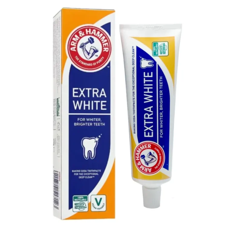 خمیردندان سفید کننده آرم اند همر مدل Extra White حجم 125ml