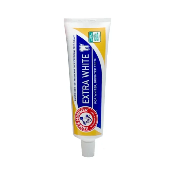 خمیردندان سفید کننده آرم اند همر مدل Extra White حجم 125ml