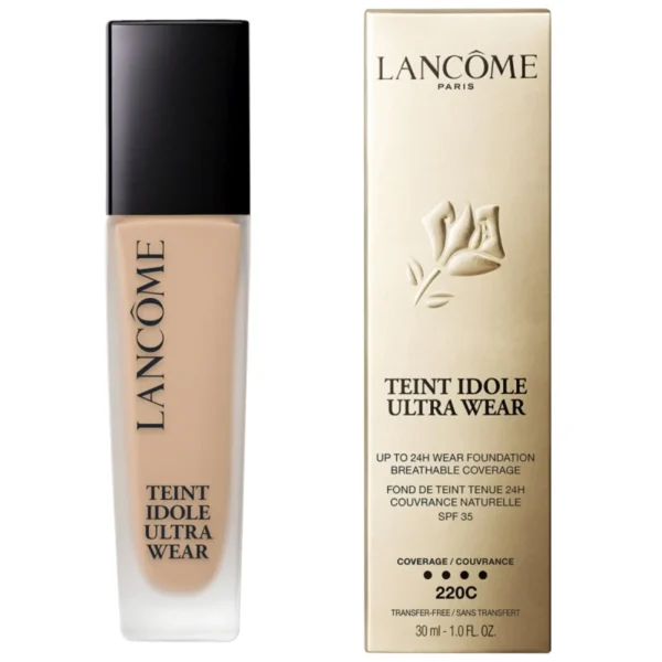 کرم پودر لنکوم مدل Teint Idole Ultra Wear شماره 220C حجم 30ml