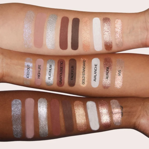 پالت سایه هدی بیوتی مدل Icy Nude