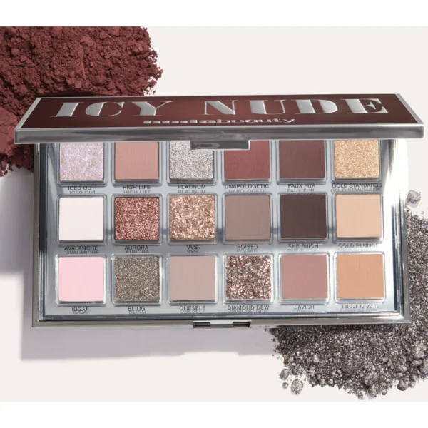 پالت سایه هدی بیوتی مدل Icy Nude