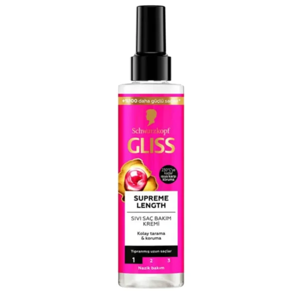 اسپری دو فاز مو گلیس مدل Supreme Length حجم 200ml