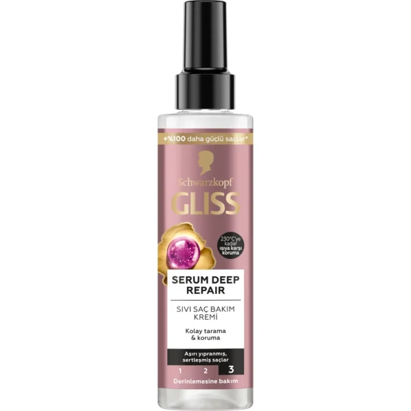 اسپری دوفاز مو گلیس مدل Deep Repair حجم 200ml