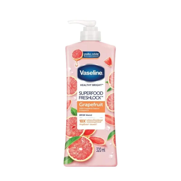 لوسیون بدن وازلین Superfood مدل Grapefruit حجم 320ml