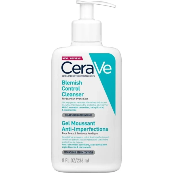شوینده صورت سراوی مدل Blemish Control حجم 236ml