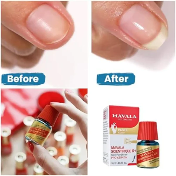 تقويت كننده ناخن ماوالا مدل Scientifique+ k حجم 5ml