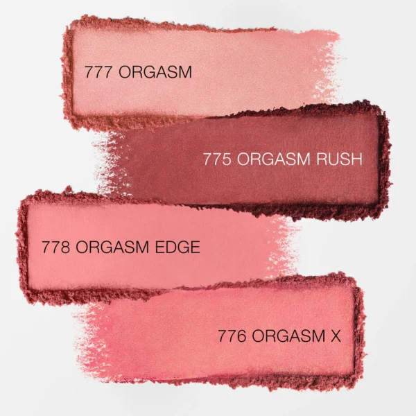 رژ گونه پودری نارس مدل Matte & Glow رنگ Orgasm Rush تراول سایز