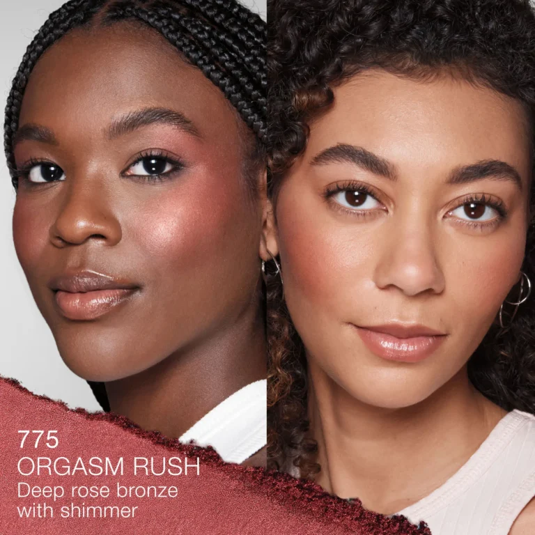 رژ گونه پودری نارس مدل Matte & Glow رنگ Orgasm Rush تراول سایز