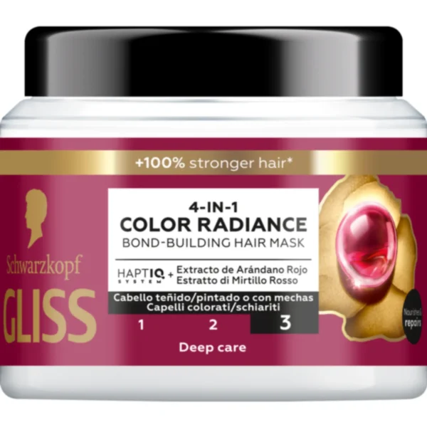 ماسک مو گلیس مدل Color Radiance Bond-building حجم 400ml