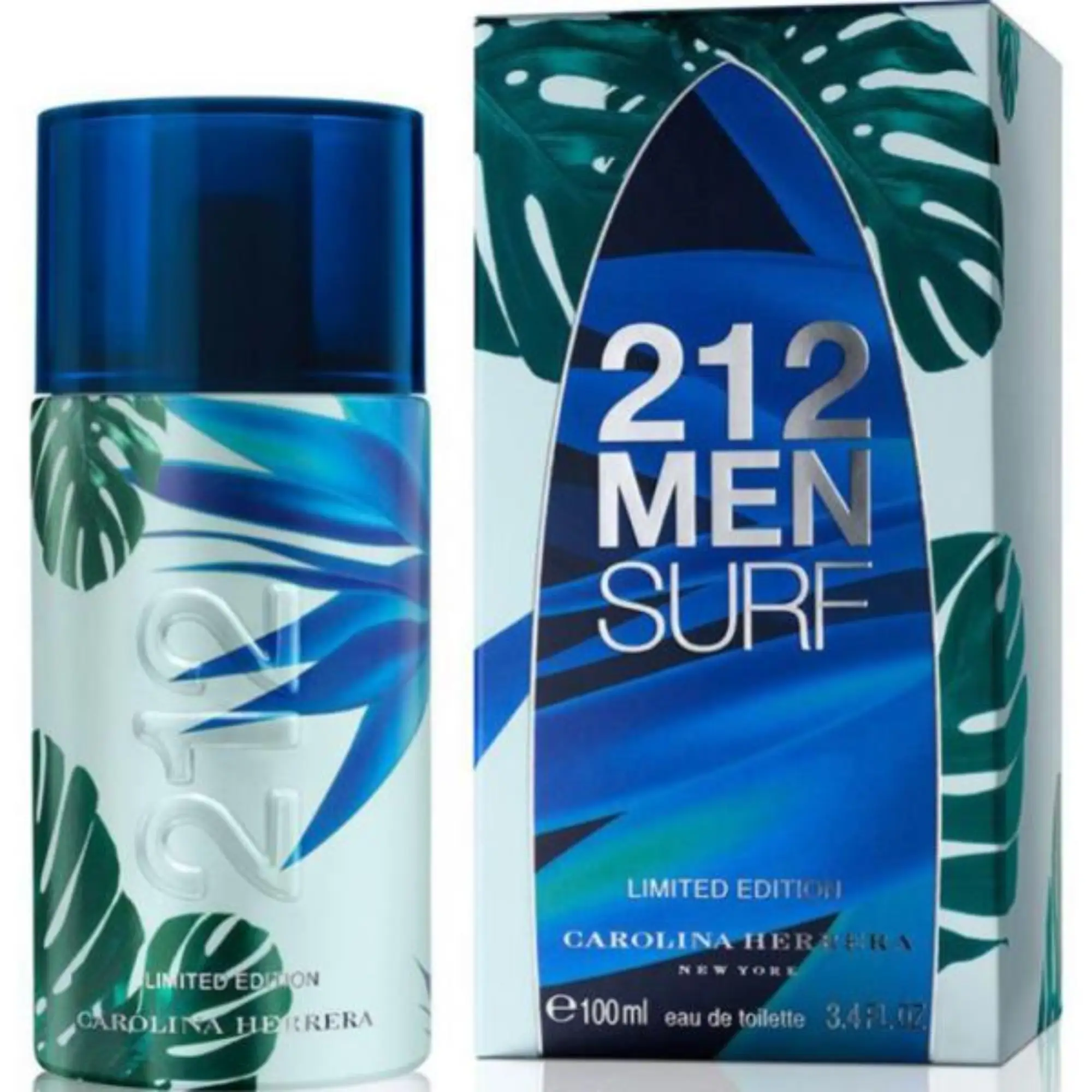 ادو تویلت مردانه کارولینا هررا مدل 212Surf For Him حجم 100ml