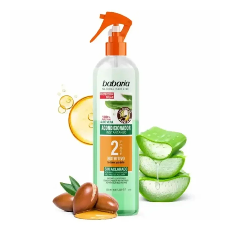 اسپری دوفاز مو باباریا مدل Aloe Vera حجم 500ml
