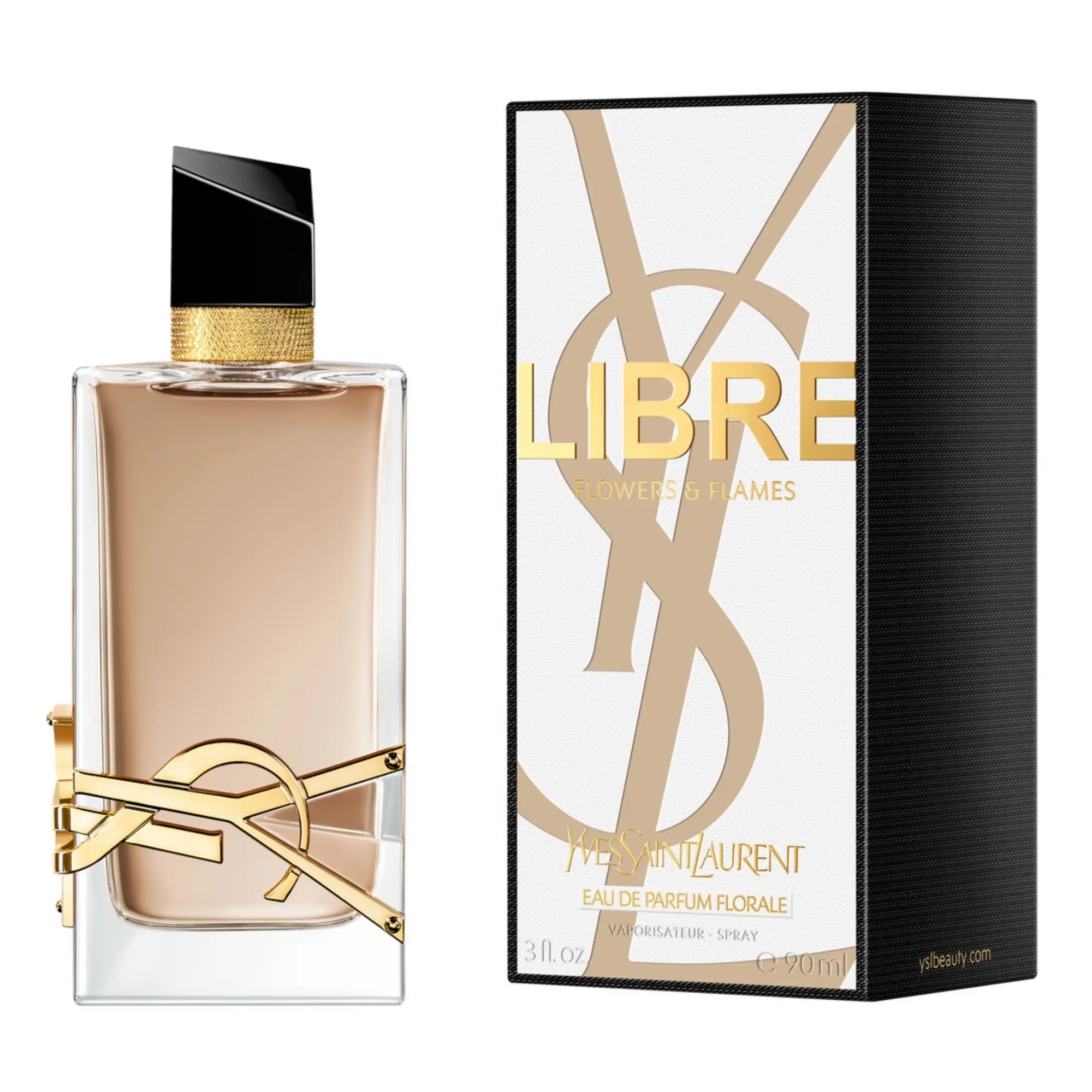 ادو پرفیوم زنانه ایو سن لورن مدل Libre Flowers Flames حجم 90ml