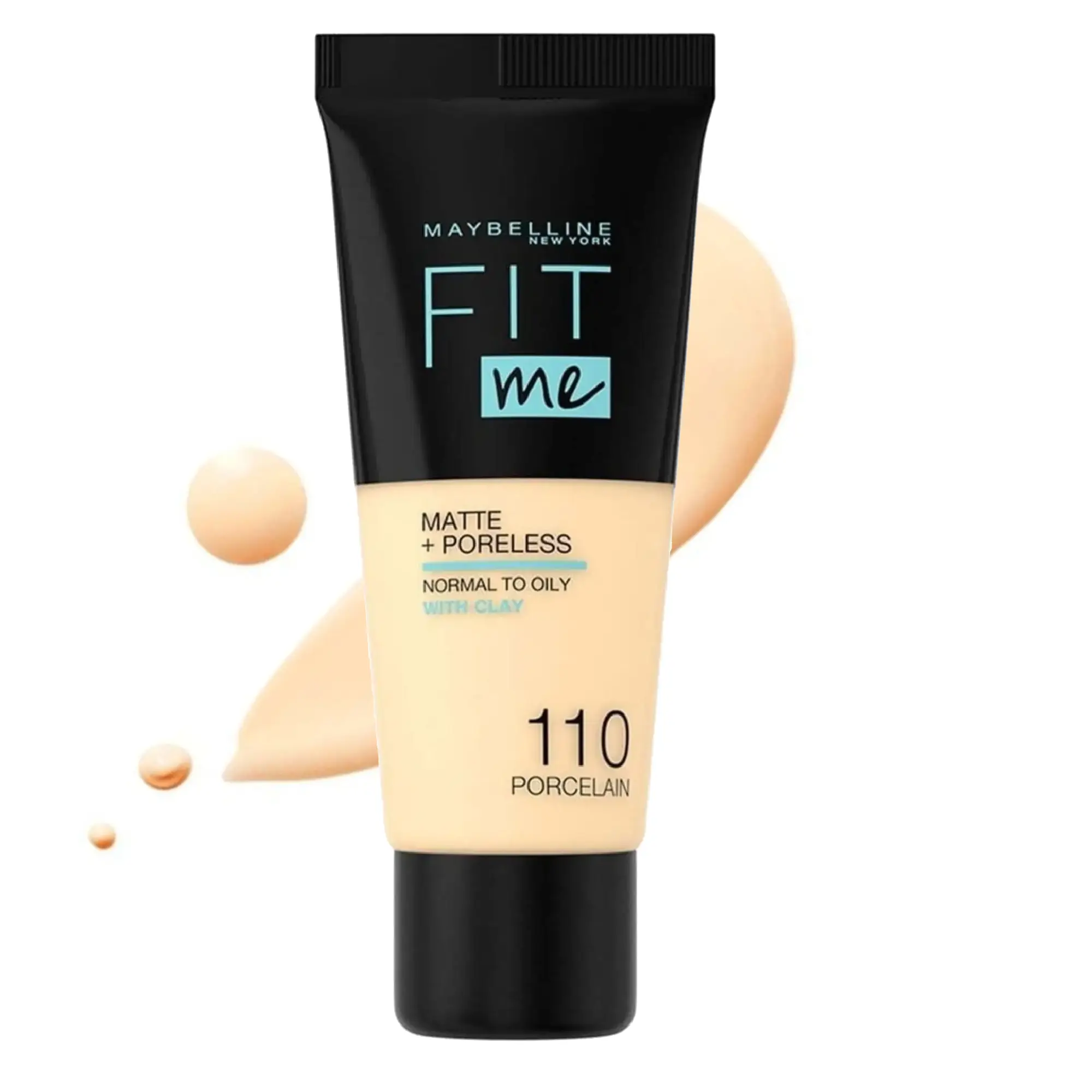 کرم پودر میبلین مدل Fit Me رنگ110 کرم پودر میبلین مدل Fit Me رنگ 110 حجم 30ml