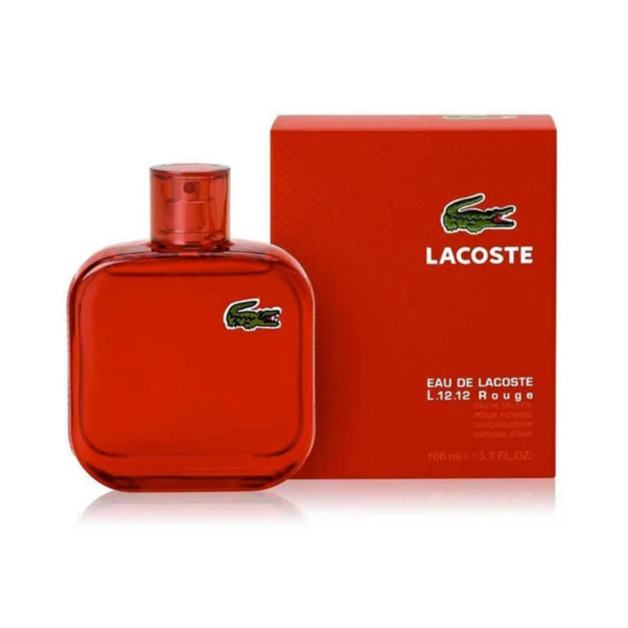 ادو تویلت مردانه لاگوست مدل L.12.12 Rouge حجم 100ml