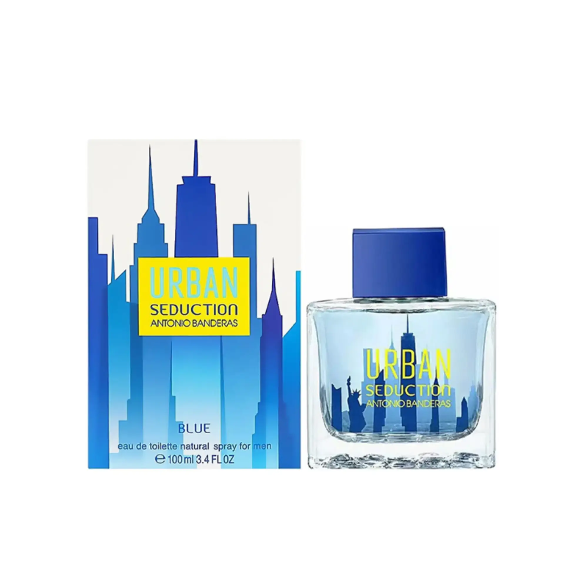 ادو تویلت مردانه آنتونیو باندراس مدل Urban seduction Blue حجم 100ml