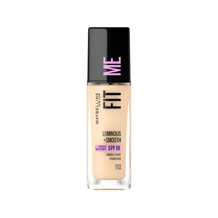 کرم پودر میبلین مدل Fit Me Luminous SPF18 رنگ Porcelain شماره 110