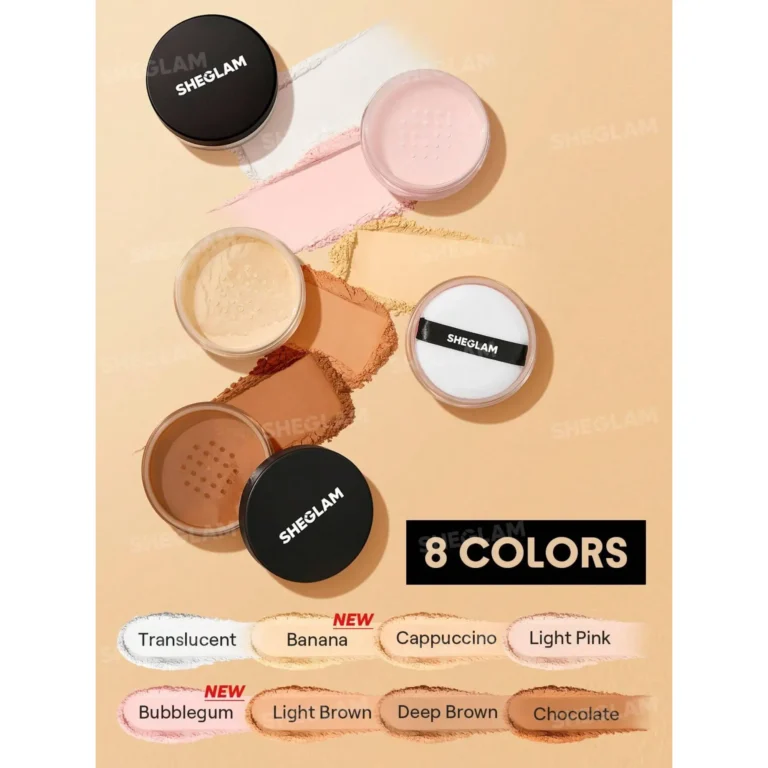 پودر فیکس شیگلم مدل Baked Glow رنگ Translucent