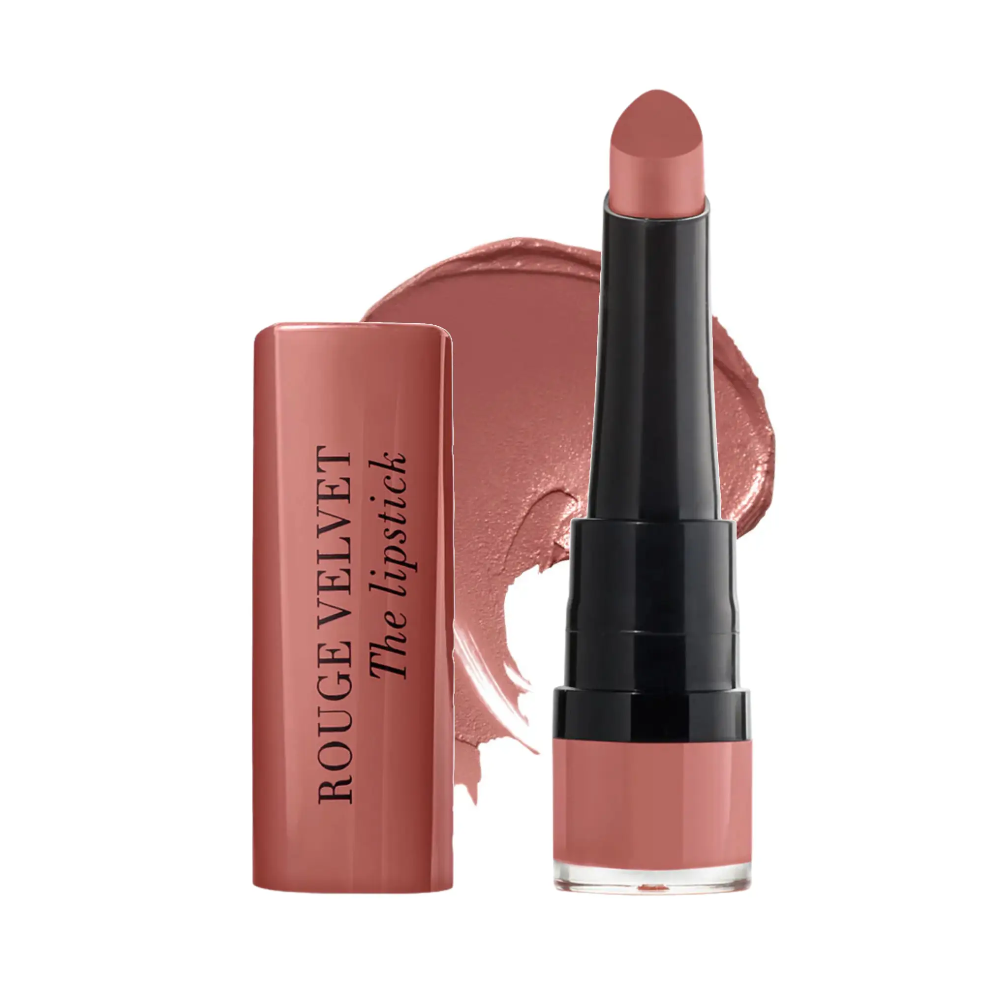 رژ لب جامد بورژوآ مدل Rouge Velvet رنگ BURNT ROSE شماره 47