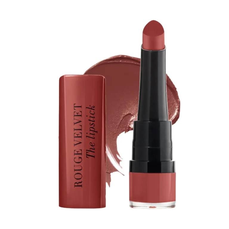 رژ لب جامد بورژوآ مدل Rouge Velvet رنگ ROUGE TATIN شماره 50