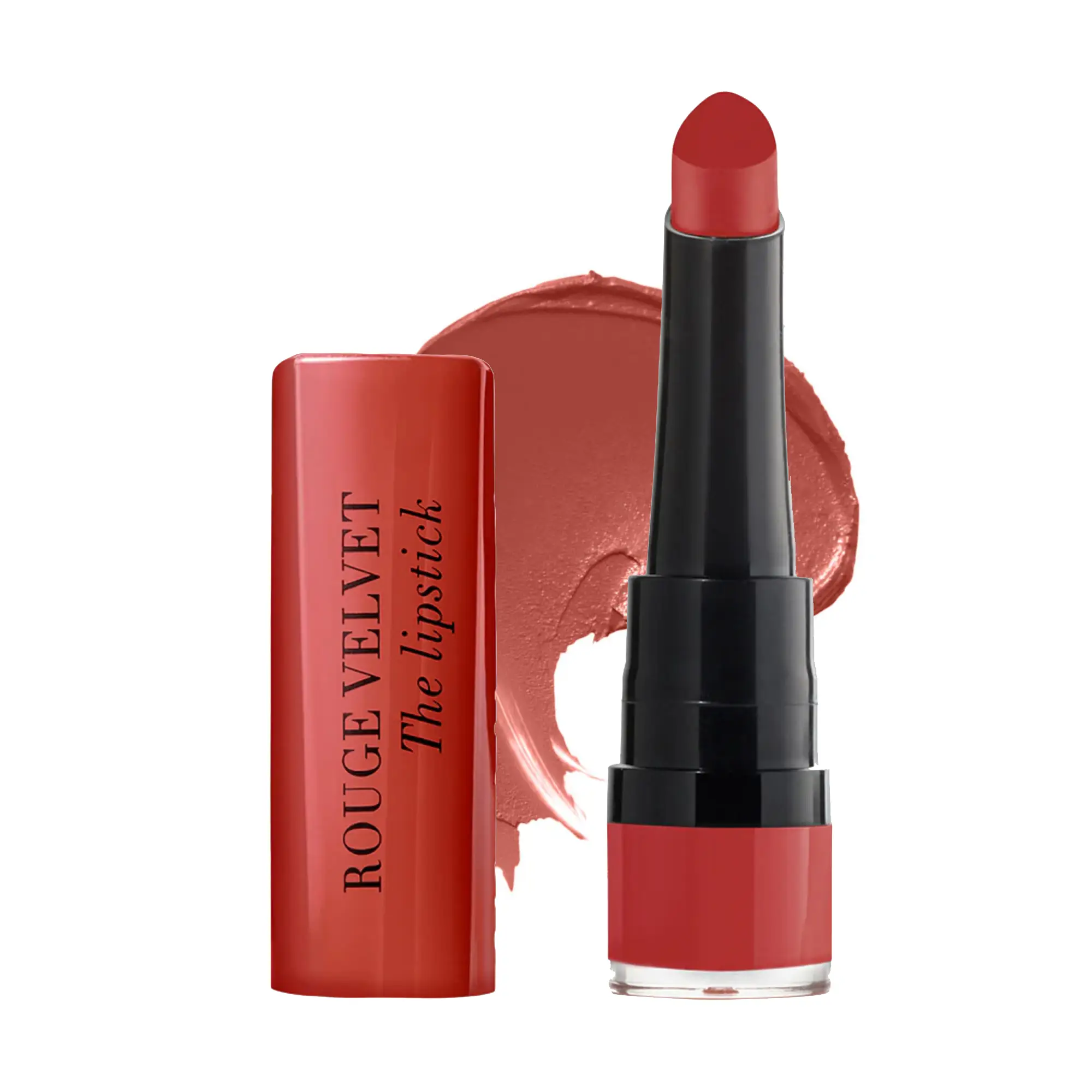 رژ لب جامد بورژوآ مدل Rouge Velvet رنگ Brique-à-brac شماره 05