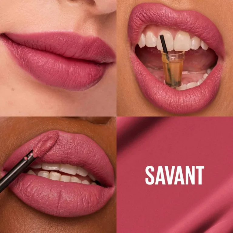 رژ لب مایع میبلین مدل Super Stay Matte Ink رنگ Savant شماره 155