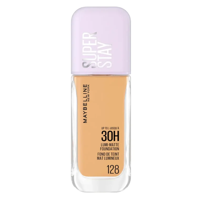 کرم پودر میبلین مدل Super Stay Lumi Matte شماره 128