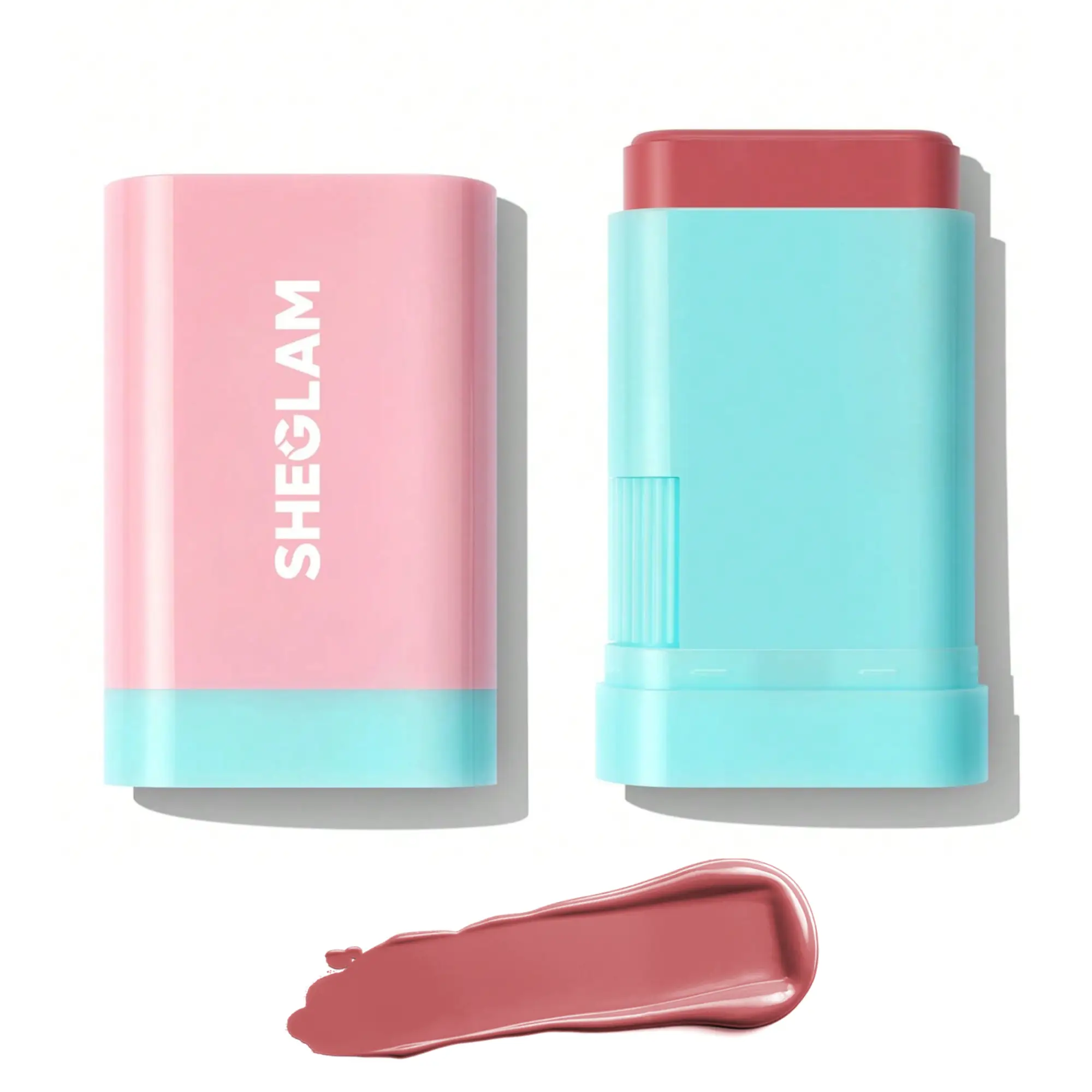 رژ گونه استیکی شیگلم مدل Glass Glow Blush Stick رنگ Brisk Babe
